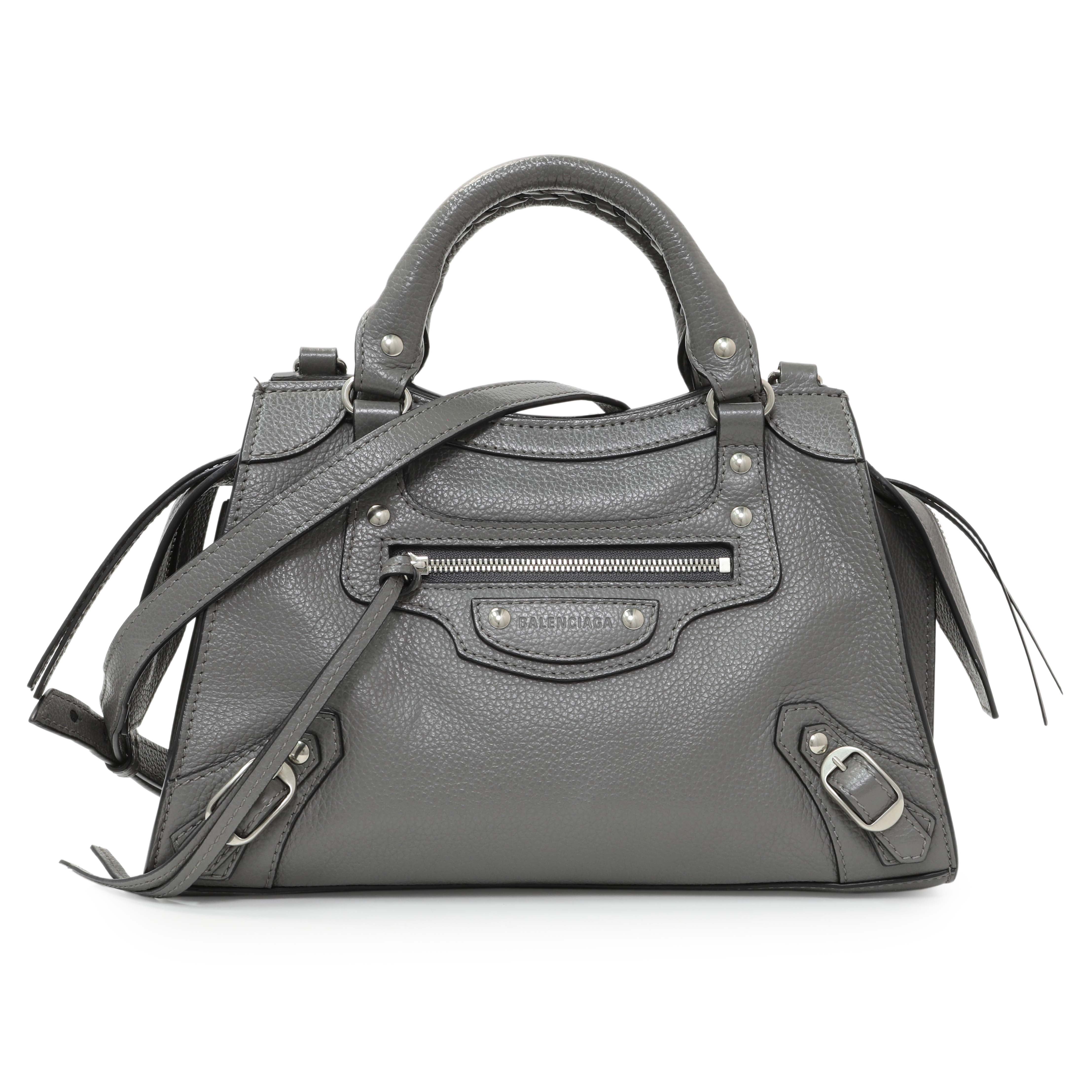 Balenciaga ニコラ期 CITY ボディバック グレー Balenciaga Classic Mini City Bag Gris Poivre – Jade Vintage