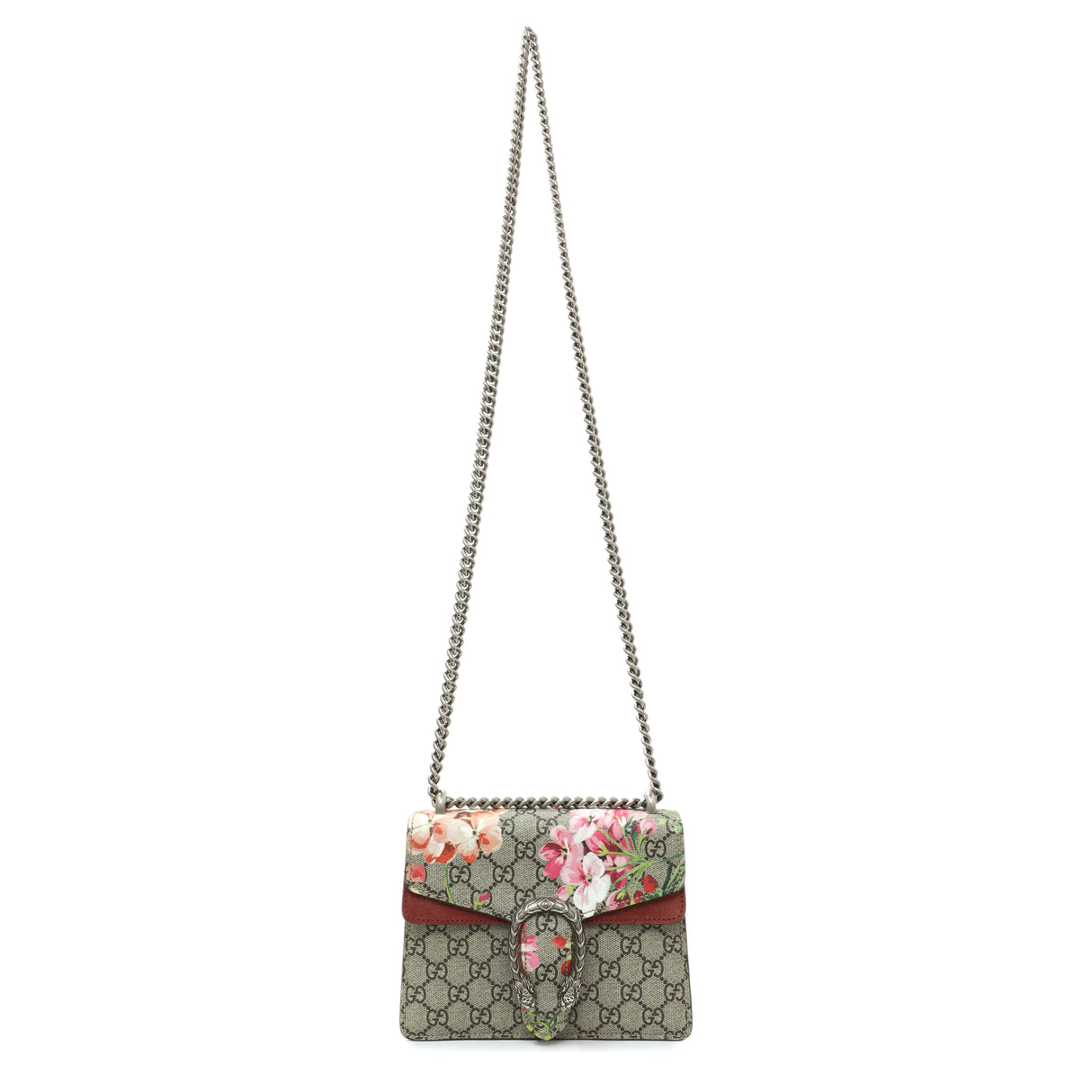 Gucci GG Supreme Monogram Blooms Mini Dionysus Shoulder Bag Handbags Gucci