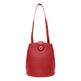 Louis Vuitton Red Epi Cluny Handbags Louis Vuitton