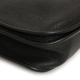 Hermes Black Clemence Evelyne III PM