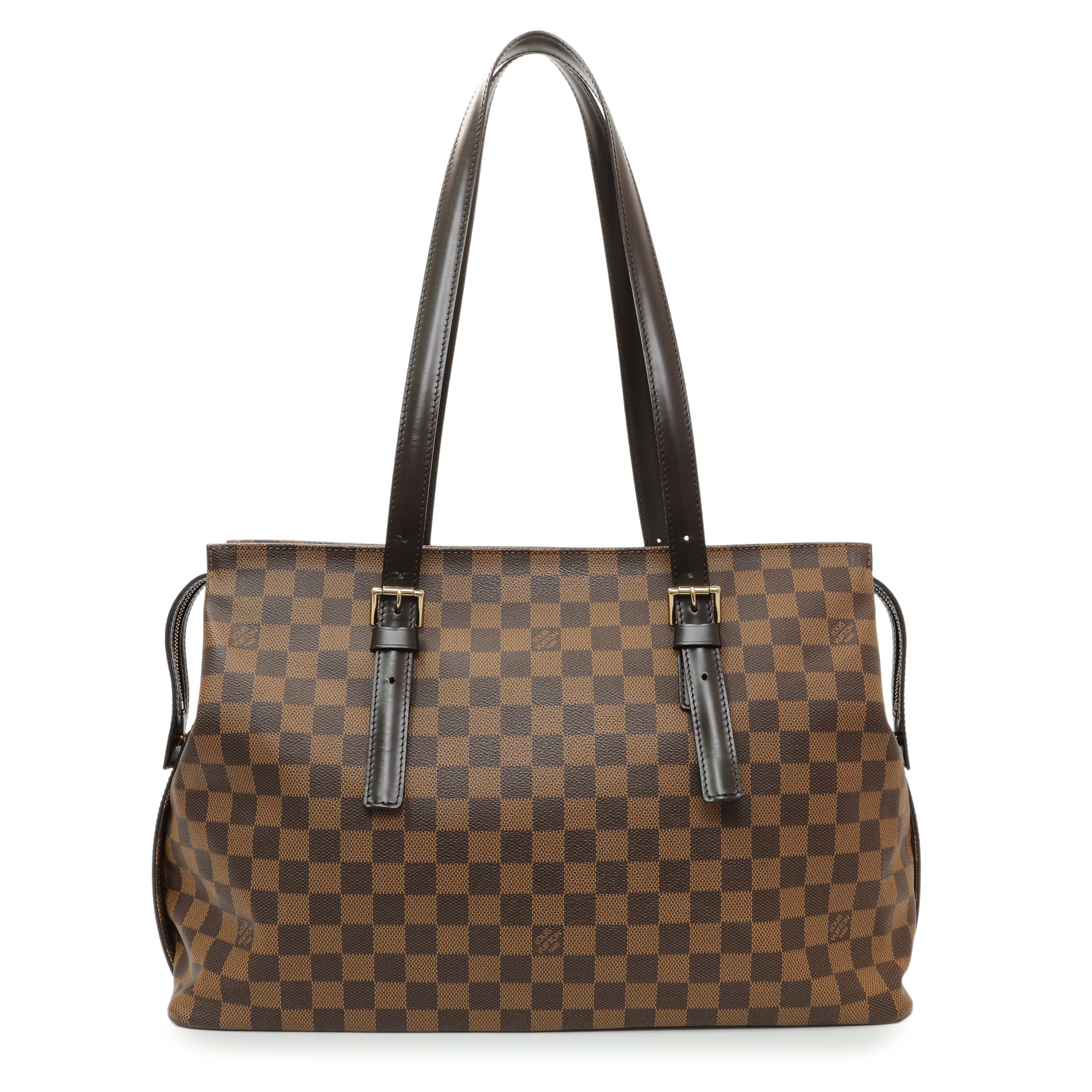 Louis Vuitton Damier Ebene Chelsea Tote – Modaselle Louis Vuitton Damier Ebene Chelsea Tote – Modaselle
