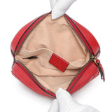 Gucci Red Calfskin Matelasse GG Marmont Belt Bag Handbags Gucci
