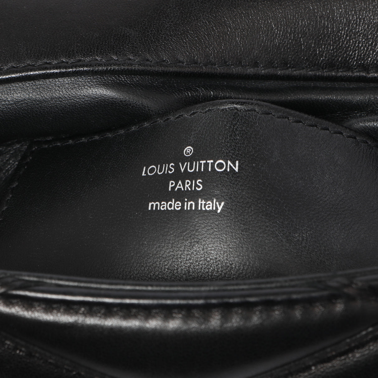 Louis Vuitton Black Lambskin Malletage GO-14 PM