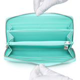 Tiffany & Co. Blue Leather Continental Wallet Accessories Tiffany and Co