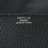 Hermes Black Taurillon Clemence Steve Caporal Messenger Handbags Hermes