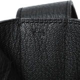 Hermes Black Taurillon Clemence Steve Caporal Messenger Handbags Hermes