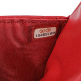 Chanel Red Quilted Calfskin Classic Wallet On Chain Handbags Chanel