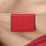 Gucci Red Calfskin Matelasse GG Marmont Belt Bag Handbags Gucci