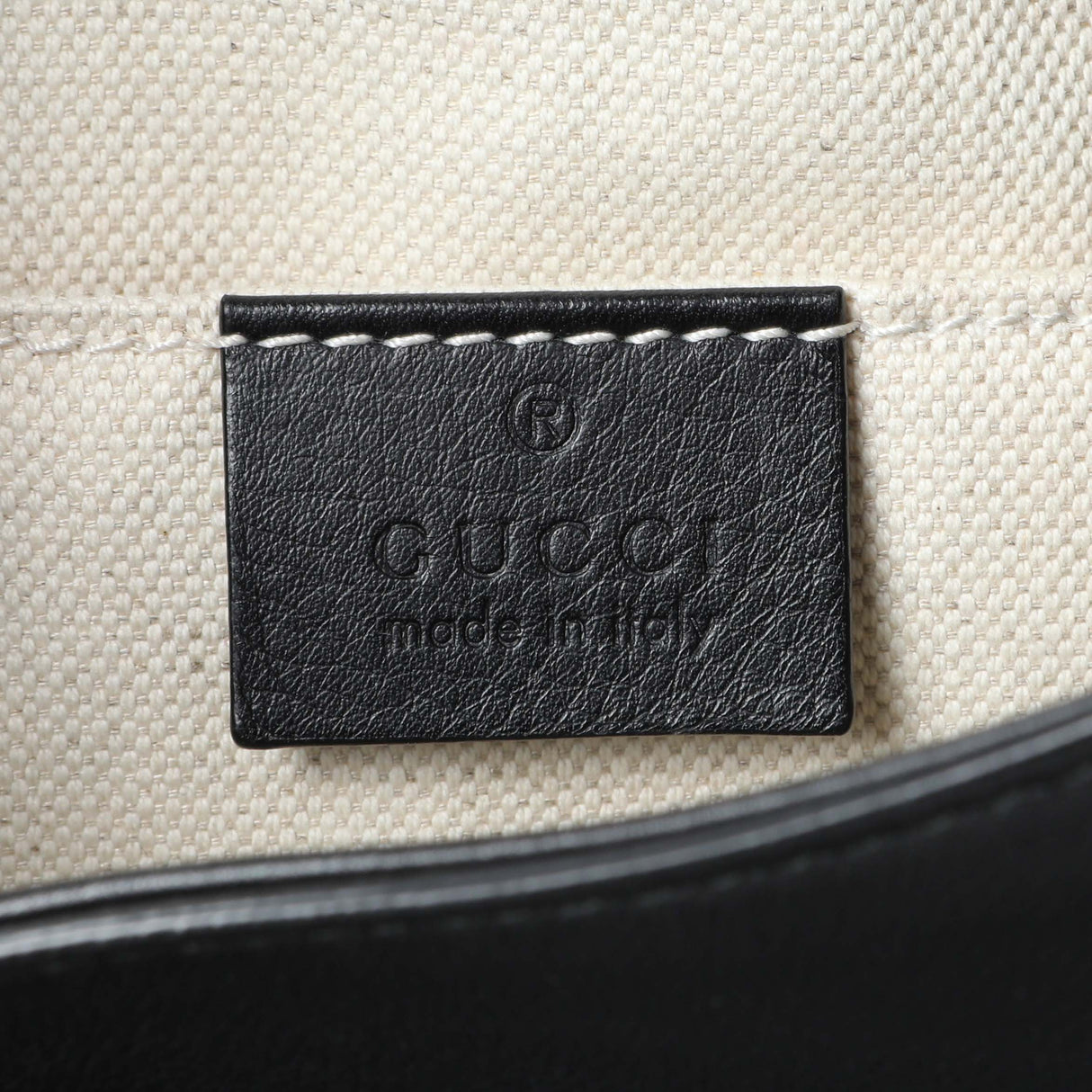 Gucci Black Calfskin Web GG Marmont Flap Chain Backpack Handbags Gucci
