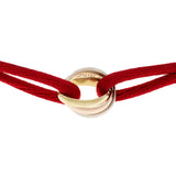 Cartier 18K White Yellow Rose Gold Trinity Bracelet Designer Jewellery Cartier