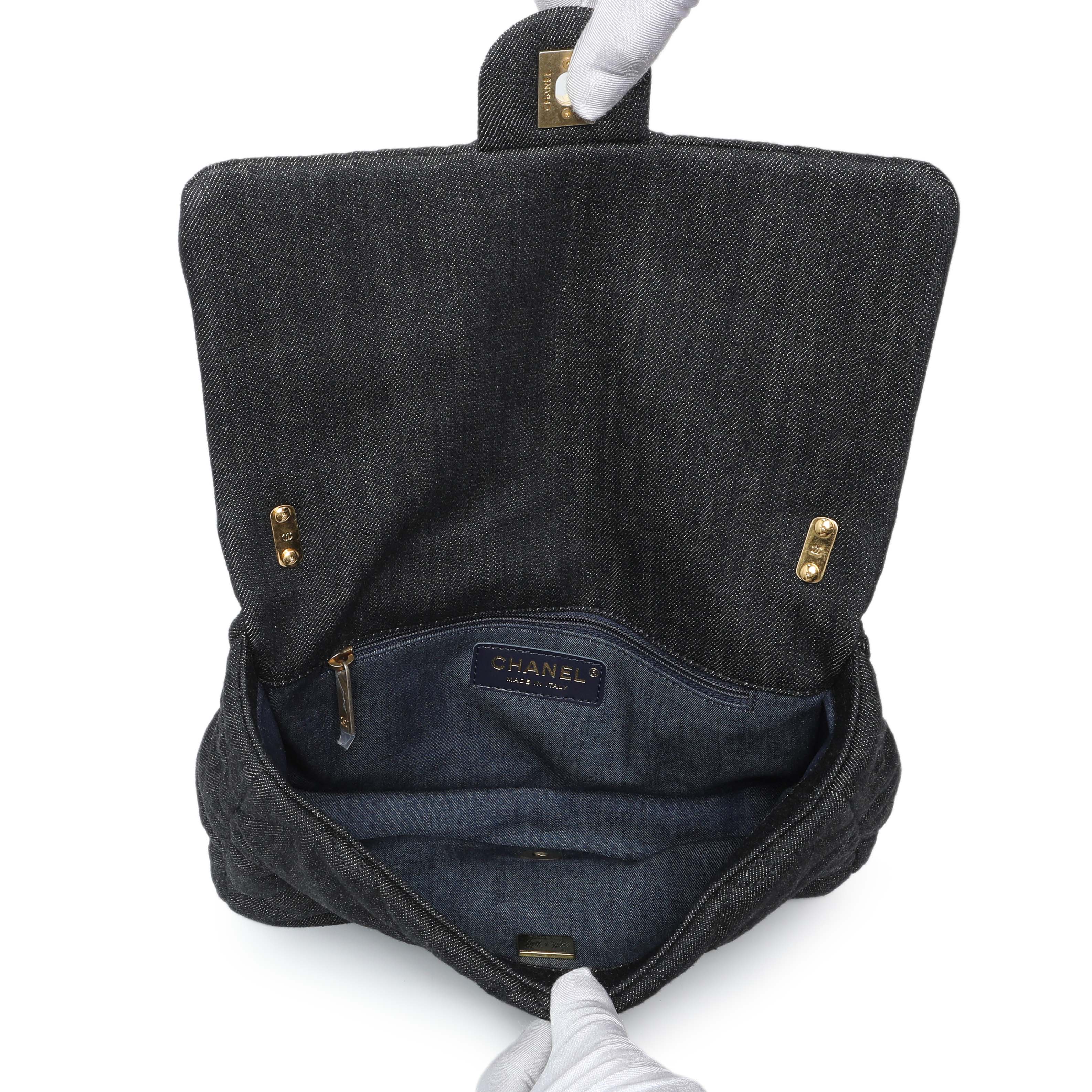 Chanel Black Quilted Denim Medium Funky Town Flap – Modaselle