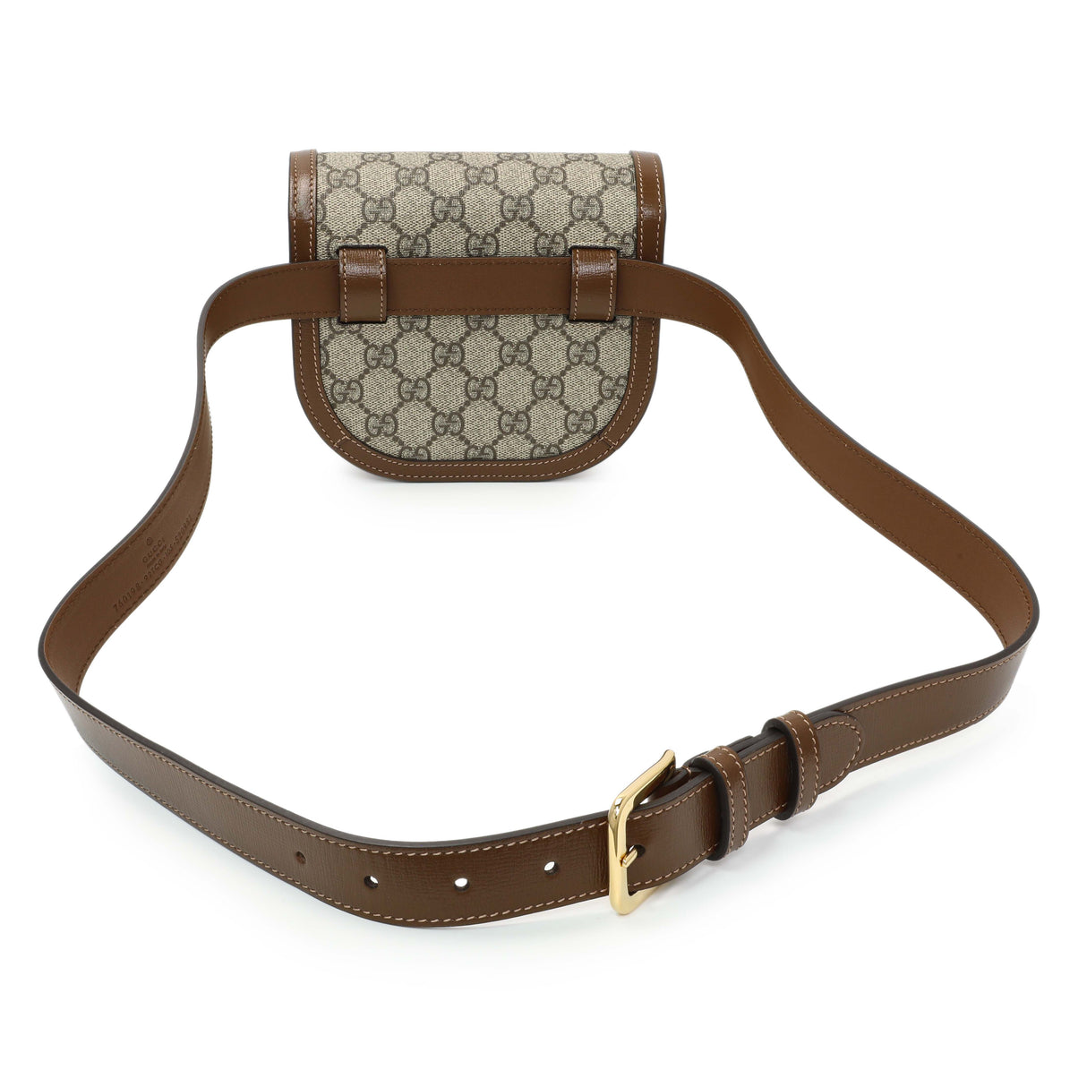 Gucci Horsebit 1955 GG Coated Canvas with Leather Mini belt bag Handbags Gucci