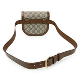 Gucci Horsebit 1955 GG Coated Canvas with Leather Mini belt bag Handbags Gucci