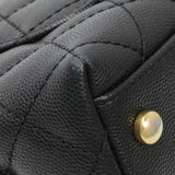 Chanel Black Caviar Quilted Extra Mini Coco Handle Handbags Chanel