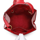 Louis Vuitton Red Epi Cluny Handbags Louis Vuitton