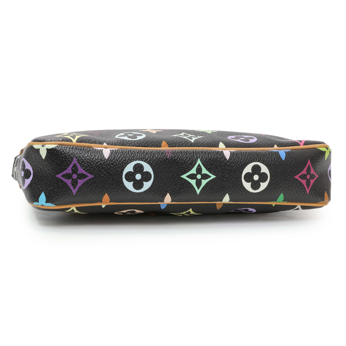 Louis Vuitton Black Monogram Multicolor Pochette Accessories Handbags Louis Vuitton