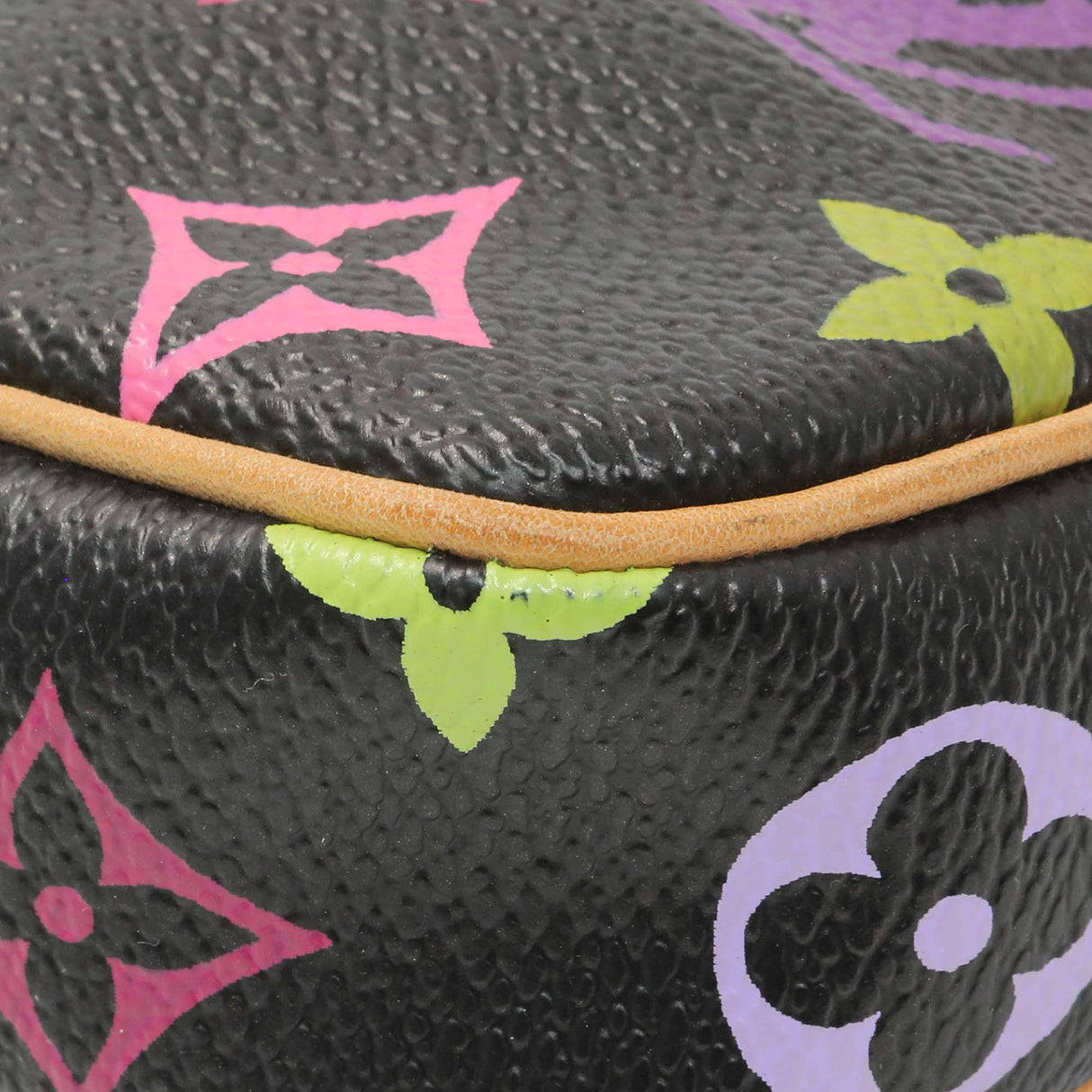 Louis Vuitton Black Monogram Multicolor Pochette Accessories Handbags Louis Vuitton
