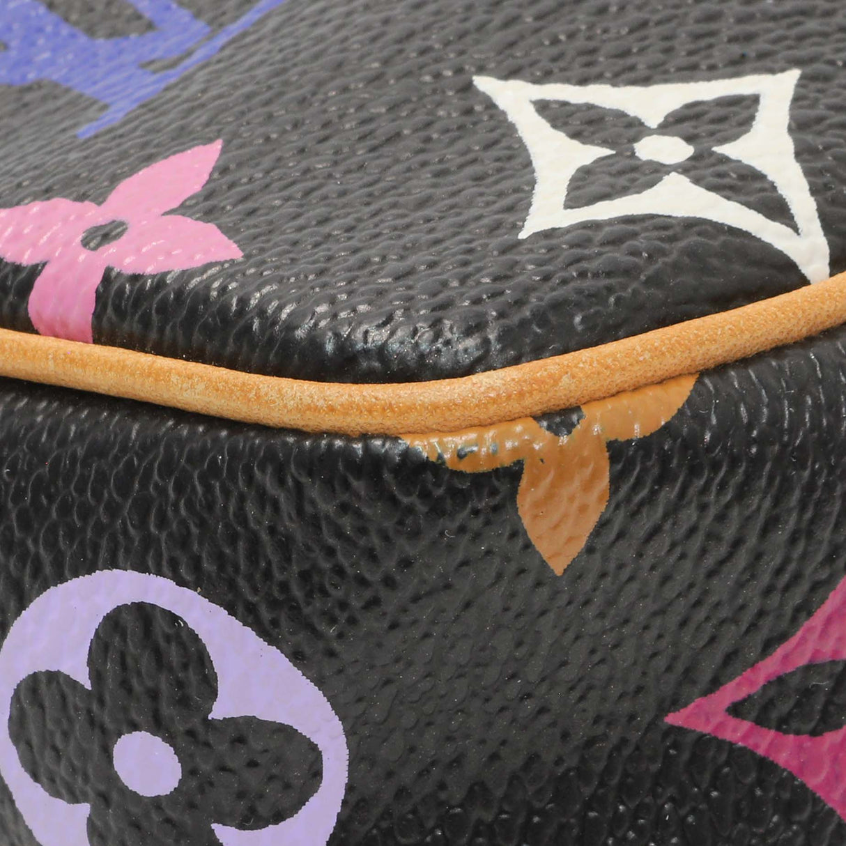 Louis Vuitton Black Monogram Multicolor Pochette Accessories Handbags Louis Vuitton