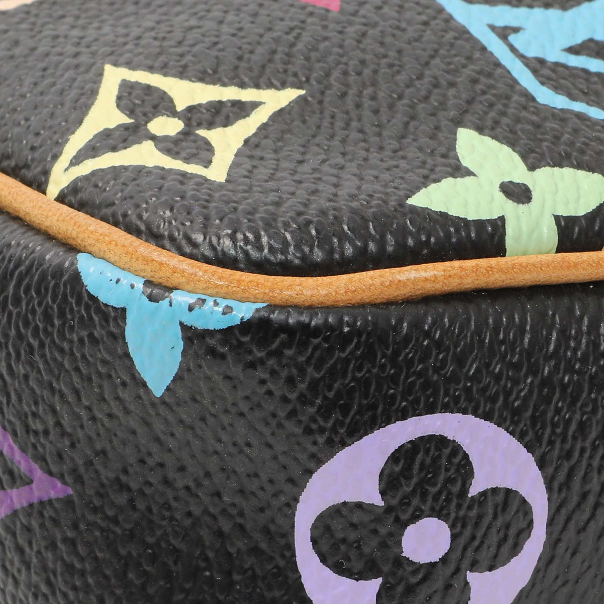 Louis Vuitton Black Monogram Multicolor Pochette Accessories Handbags Louis Vuitton