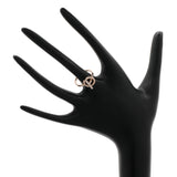 Hermes 18K Rose Gold Diamond Small Echappee Ring Designer Jewellery Hermes