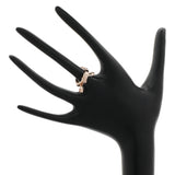 Hermes 18K Rose Gold Kelly Gavroche Ring Designer Jewellery Hermes