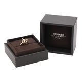 Hermes 18K Rose Gold Diamond Small Echappee Ring Designer Jewellery Hermes