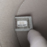 Chanel Silver Quilted Round Vanity Case With Chain Handbags Chanel