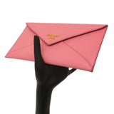 Prada Pink Vitello Move Envelope Wallet