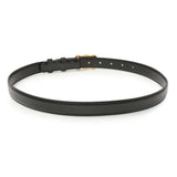 Celine Black Box Calfskin Medium 25mm Triomphe Belt Accessories Celine