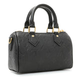 Louis Vuitton Black Empreinte Monogram Nano Speedy Handbags Louis Vuitton