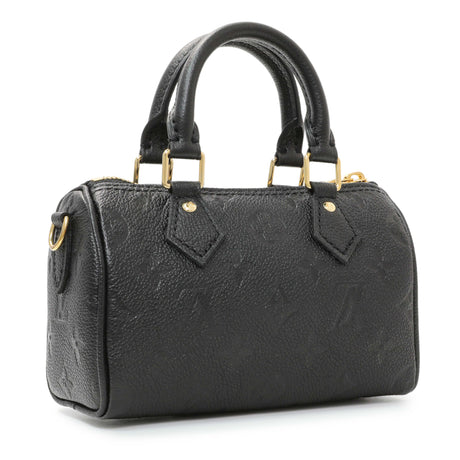 Louis Vuitton Black Empreinte Monogram Nano Speedy Handbags Louis Vuitton