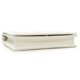 Christian Dior White Lambskin Cannage Lady Dior Pouch with Chain Handbags Christian Dior