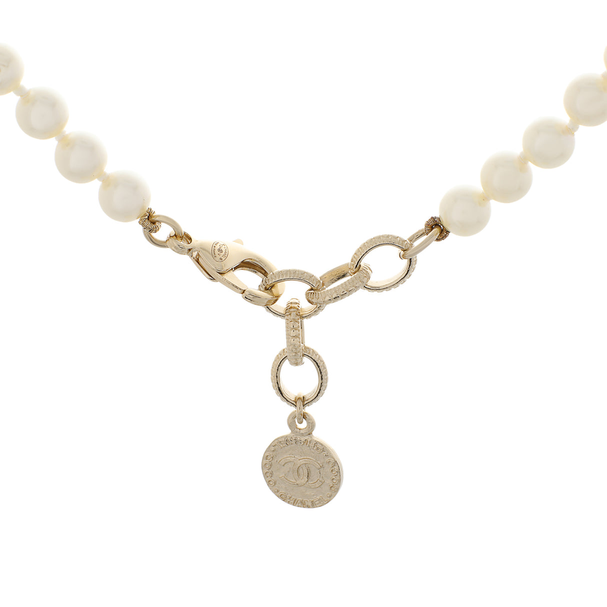 Chanel Pearl CC Choker Necklace Designer Jewellery Chanel