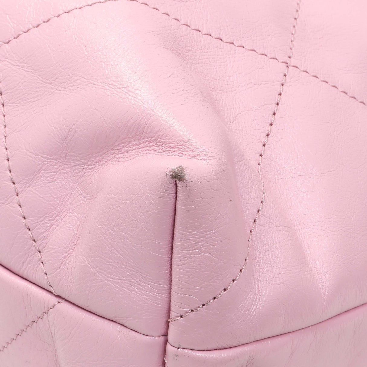 Chanel Pink Shiny Calfskin Large Chanel 22 Handbags Chanel