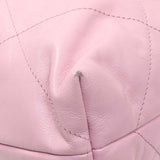 Chanel Pink Shiny Calfskin Large Chanel 22 Handbags Chanel