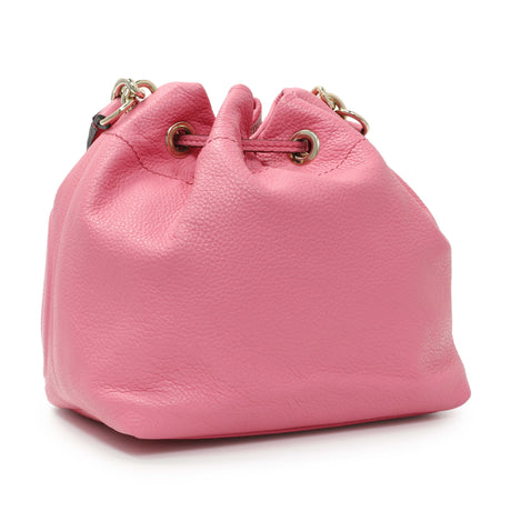 Jimmy Choo Pink Juno Leather Bucket Bag Handbags Jimmy Choo