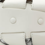 Bottega Veneta White Calfskin Small Shell Bag Handbags Bottega Veneta