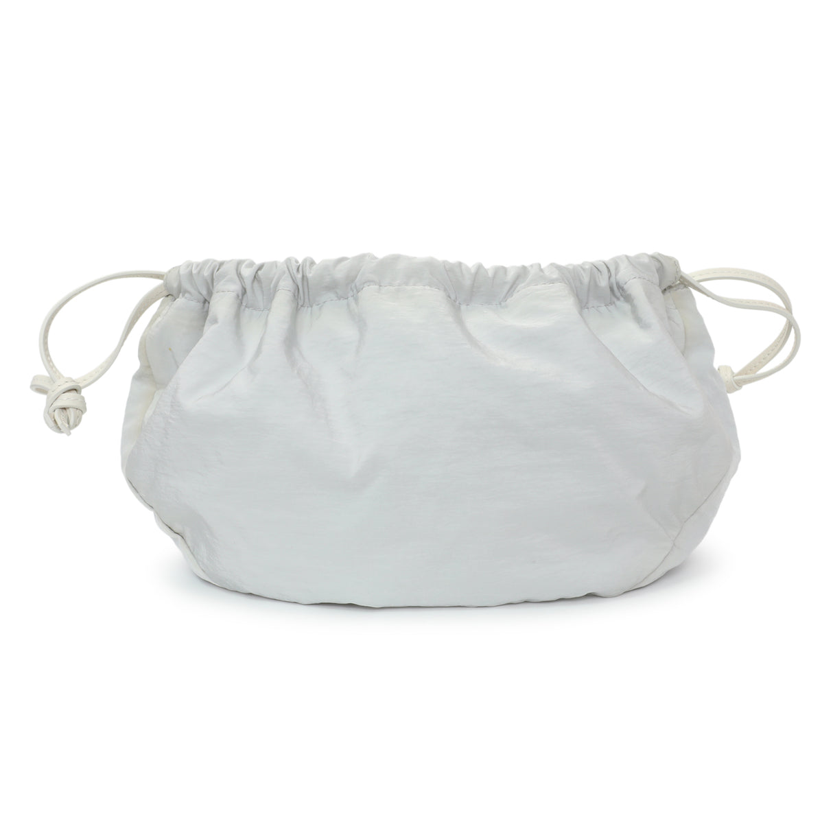 Bottega Veneta White Calfskin Small Shell Bag Handbags Bottega Veneta