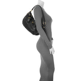 Prada Black Vitello Daino Shoulder Bag Handbags Prada