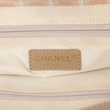 Chanel Beige Nylon Medium Travel Tote