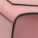 Gucci Pink Calfskin Medium Guccissima Padlock Flap Shoulder Bag Handbags Gucci