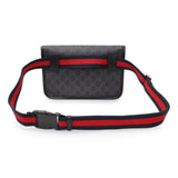 Gucci Black GG Supreme Monogram Belt Bag Handbags Gucci