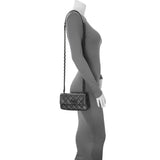 Chanel Black Caviar Quilted My Everything Small Flap Handbags Chanel