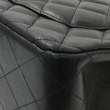 Chanel Black Quilted Lambskin Jumbo Double Flap Handbags Chanel