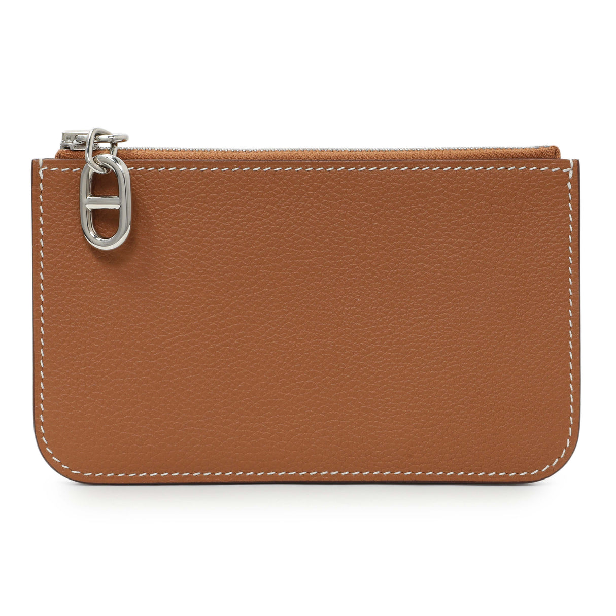 Hermes Gold Evercolor Zipengo Chain D'Ancre Card Holder Accessories Hermes