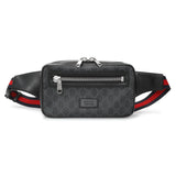 Gucci Black Soft GG Supreme Monogram Web Belt Bag Handbags Gucci