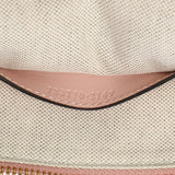 Gucci Pink Calfskin GG Matelasse Top Handle Mini Bag