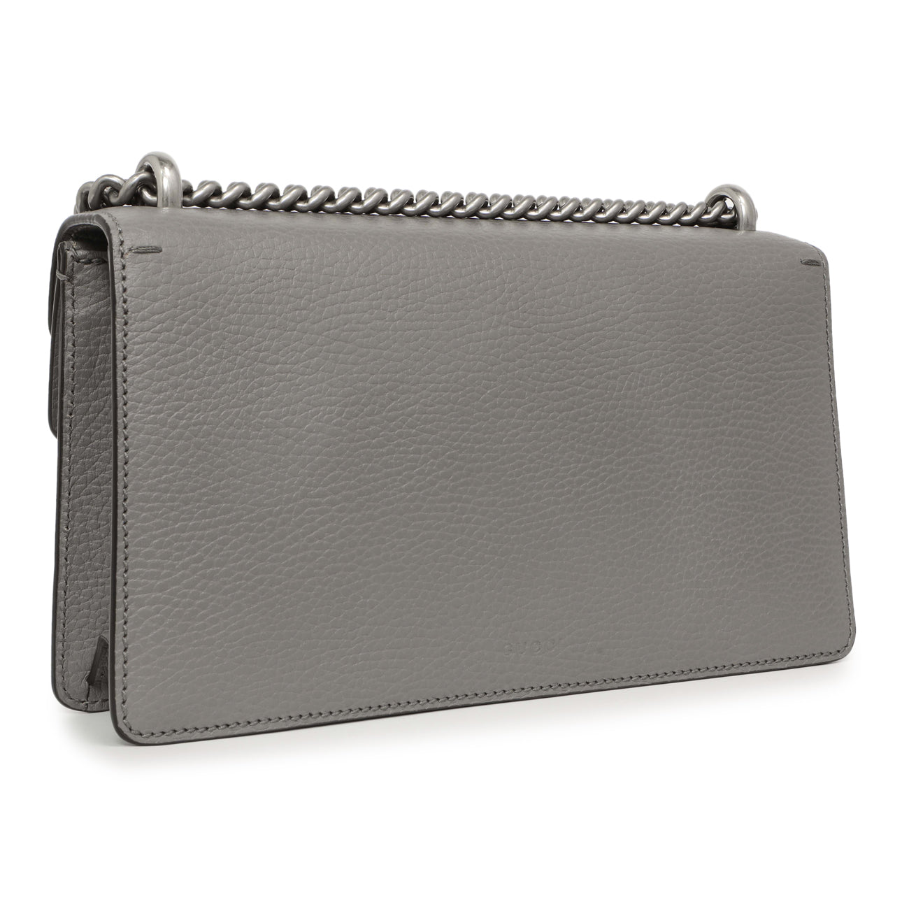 Gucci Grey Calfskin Enamel Small Dionysus Shoulder Bag Modaselle