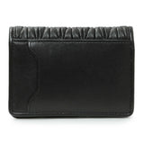 Miu Miu Black Nappa Matelasse Card Holder Accessories Miu Miu