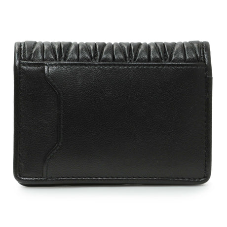 Miu Miu Black Nappa Matelasse Card Holder Accessories Miu Miu